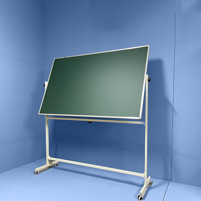 Bảng từ xanh hai mặt di động khung nhôm, xoay 360 độ tiện lợi