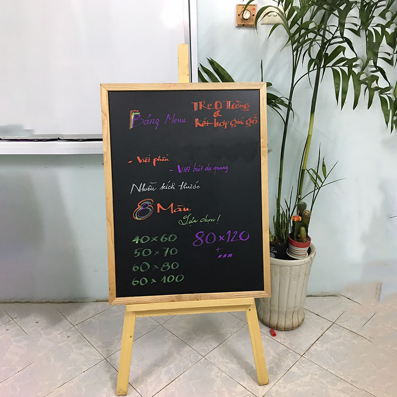 Bảng Menu 1 mặt